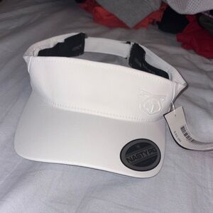 Nasty Pig White Visor new w/ tags
